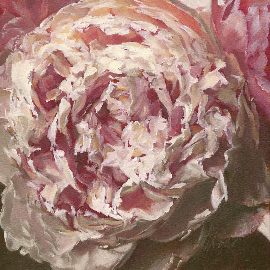 Drama Queen Peony Painting by Roxanne Dyer