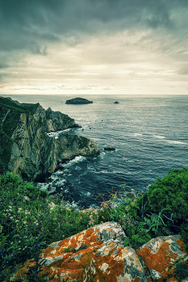 Dramatic Asturian Coast Photograph by Benoit Bruchez