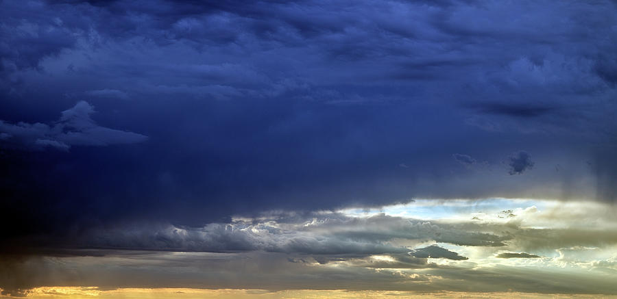 Dramatic Clouds Over Arizona Sky Photograph by Chris Anson