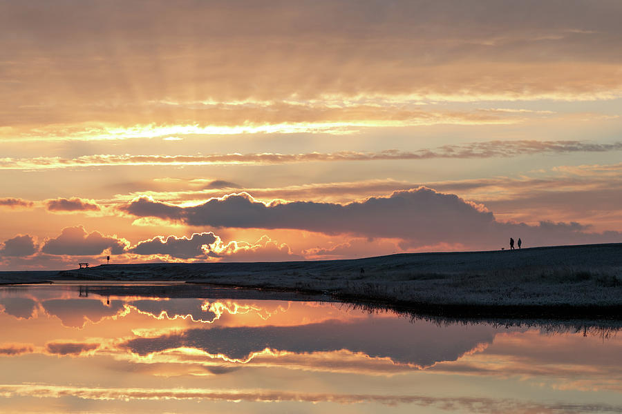 Dramatic Devon Sunrise Reflection Photograph by Bruce Little - Pixels