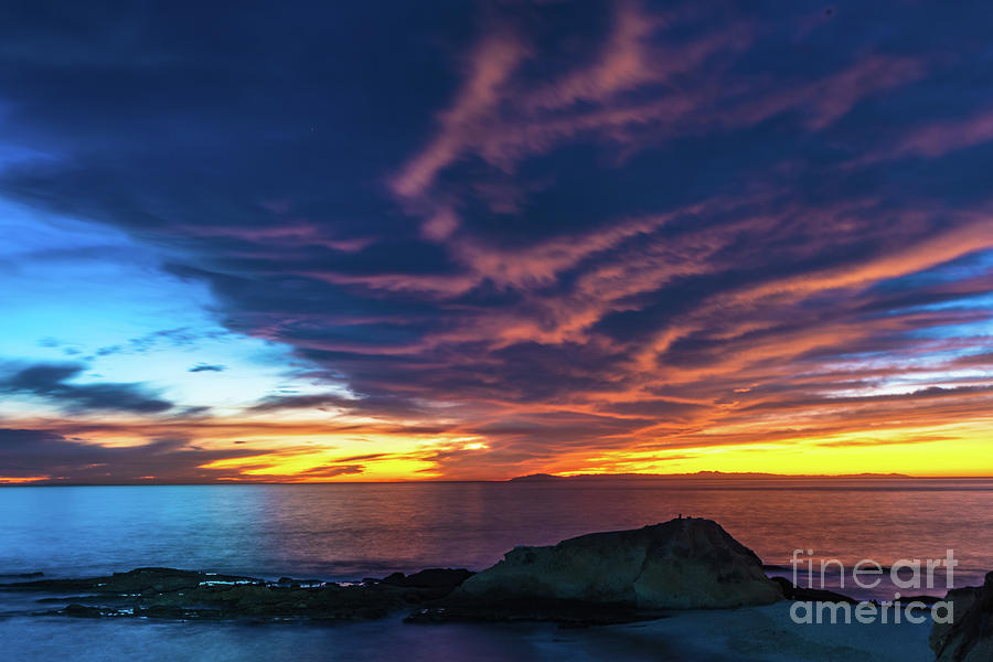 Dramatic Laguna Beach Sunset Photograph by Abigail Diane Photography
