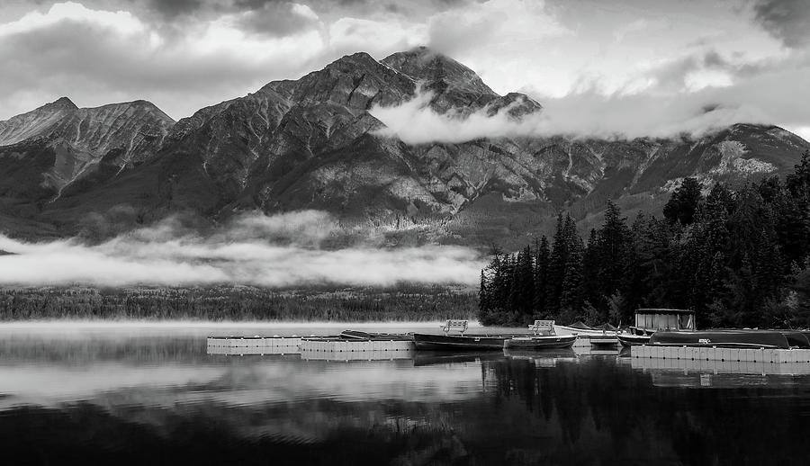 Dramatic Mountain Lake Morning Photograph by Dan Sproul