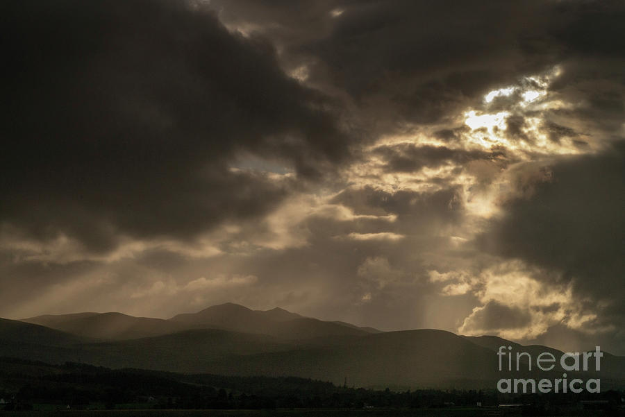 Dramatic Mountain Landscape In The Scottish Highlands Photograph