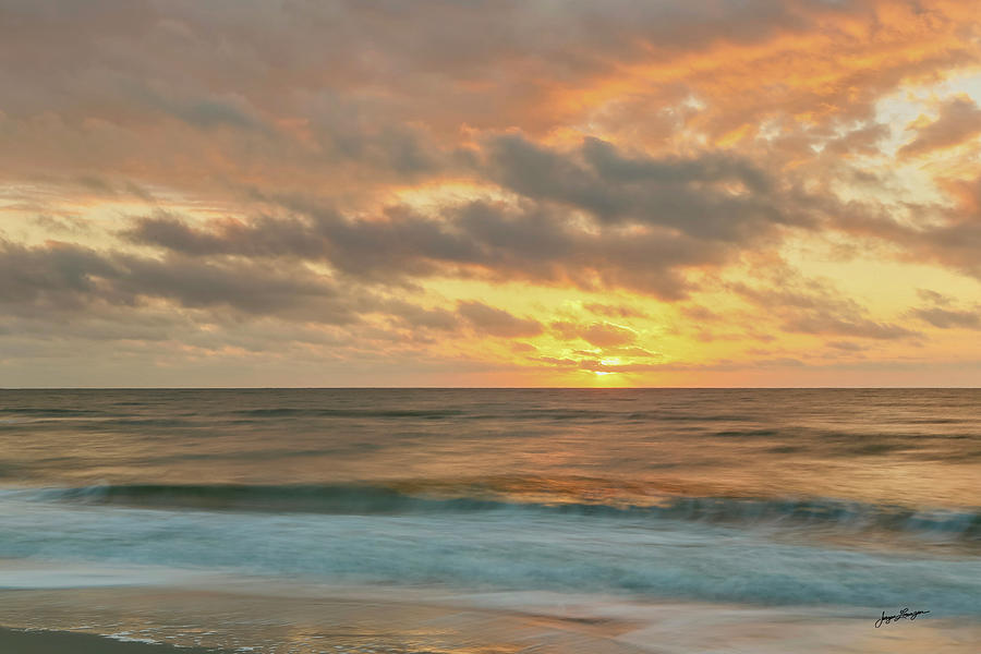 Dramatic Ocean Sunrise Photograph by Jurgen Lorenzen