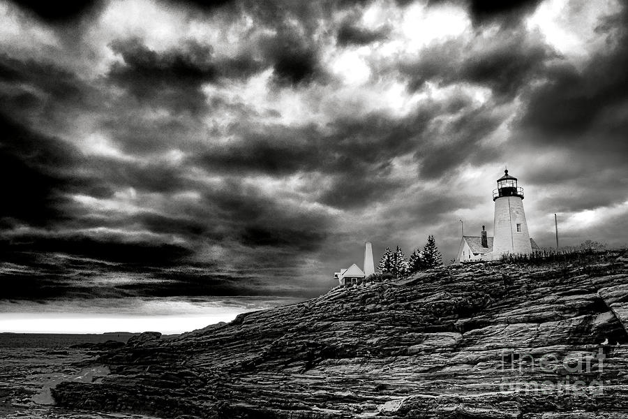Dramatic Pemaquid Photograph by Olivier Le Queinec