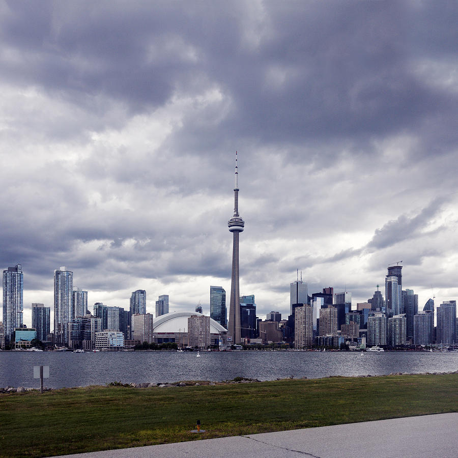 Dramatic sky above Toronto Photograph by Henryk Sadura