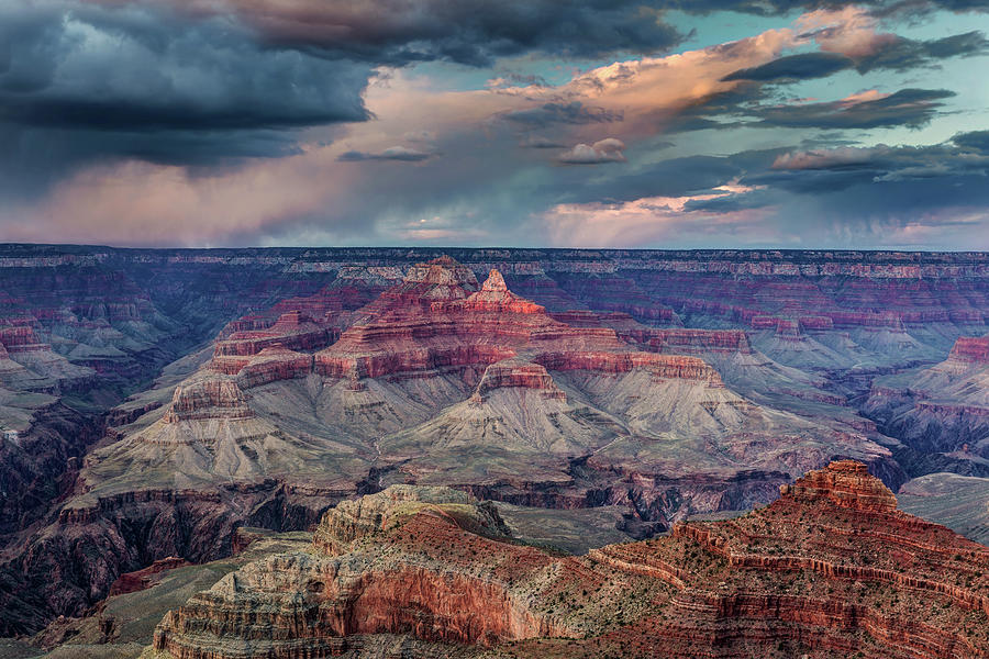 Dramatic Sky At The Grand Canyon Photograph