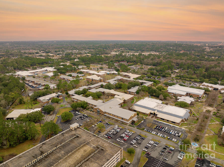 Dramatic sky over Tallahassee FL college campuses Photograph by Felix ...