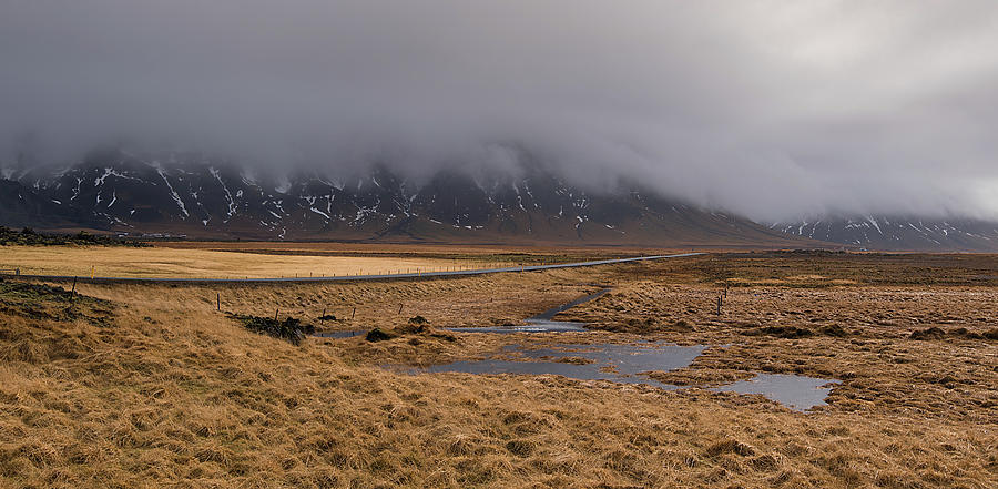 Dramatic winter Icelandic landscape  Photograph by Michalakis Ppalis