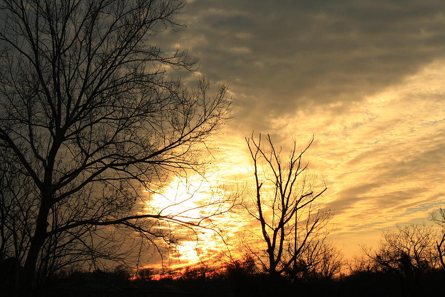 Dramatic winter sky Photograph by Deutschland Reform - Fine Art America