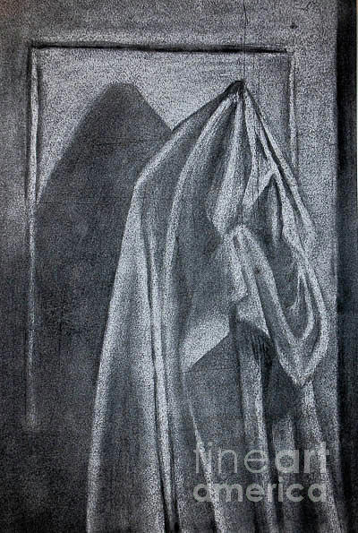 Draped Cloth Drawing by Nicole Robles