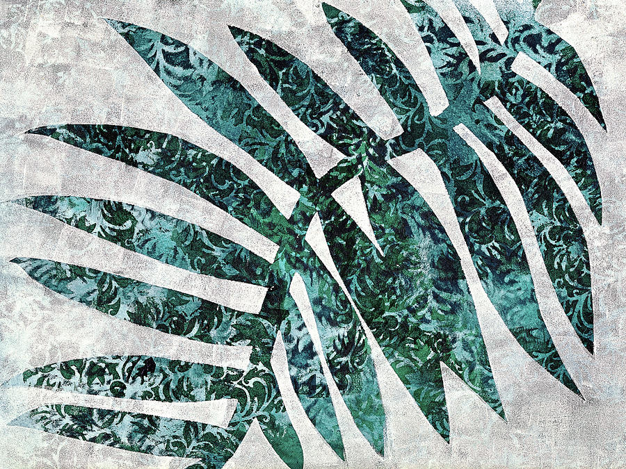 Jungle Painting - Draped Palm by Cynthia Fletcher