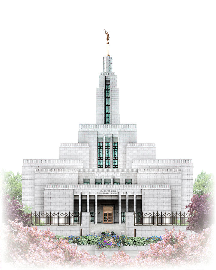 Draper Temple Celestial Series Digital Art By Brent Borup Pixels