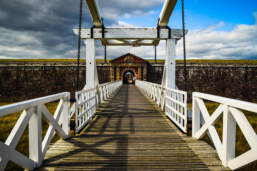 Draw Bridge at Fort George Photograph by Bonny Puckett