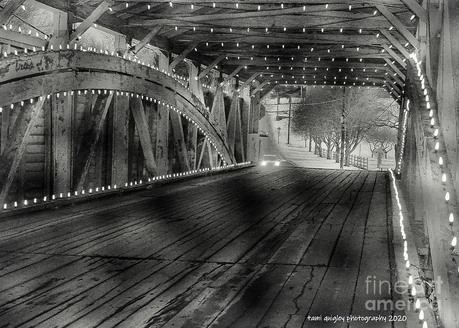 Drawing Near The Christmas Bridge Photograph by Tami Quigley