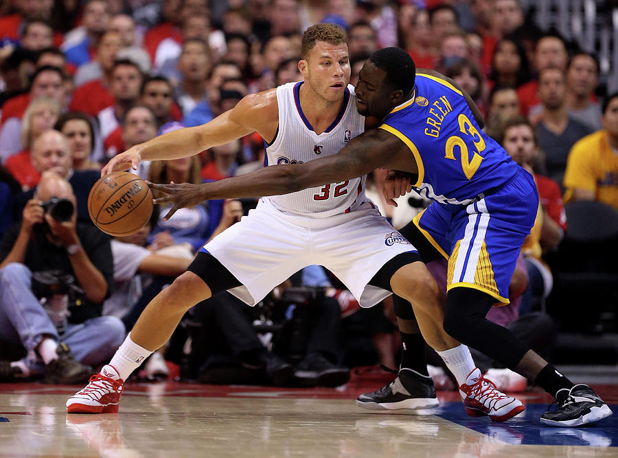 Draymond Green and Blake Griffin Photograph by Stephen Dunn