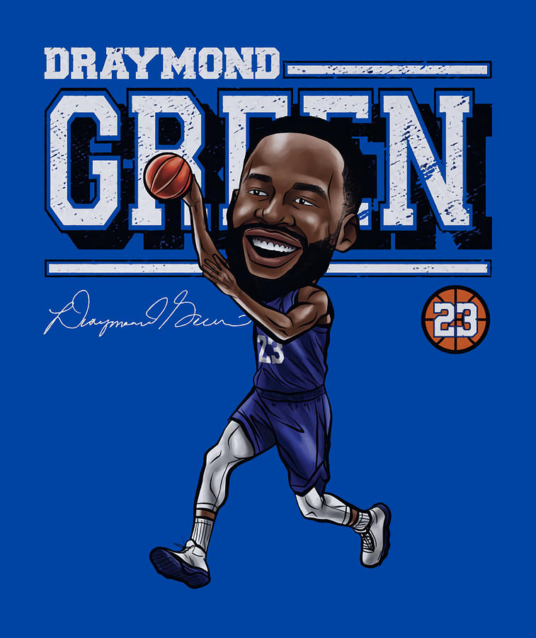 Draymond Green Cartoon Digital Art by Kelvin Kent | Fine Art America