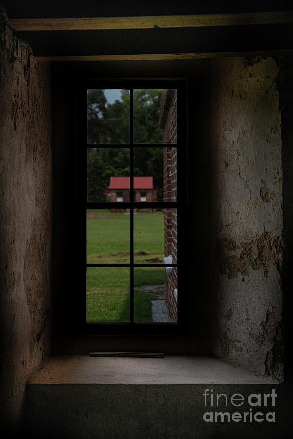 Drayton Hall Window View Of Privy Photograph