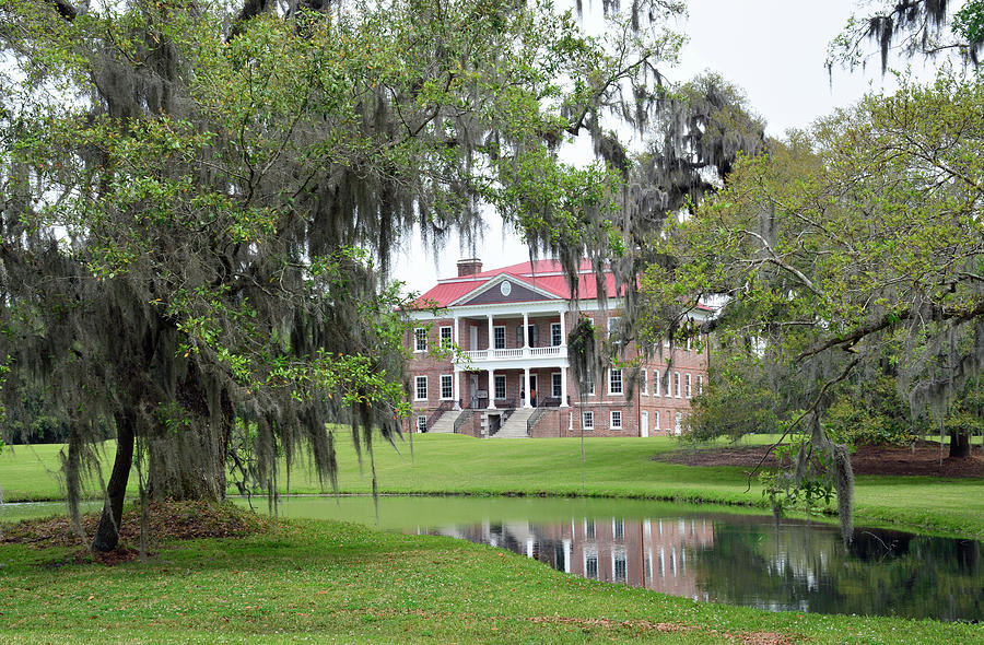 Drayton Plantation House Reflected in Pond Photograph by Bruce Gourley