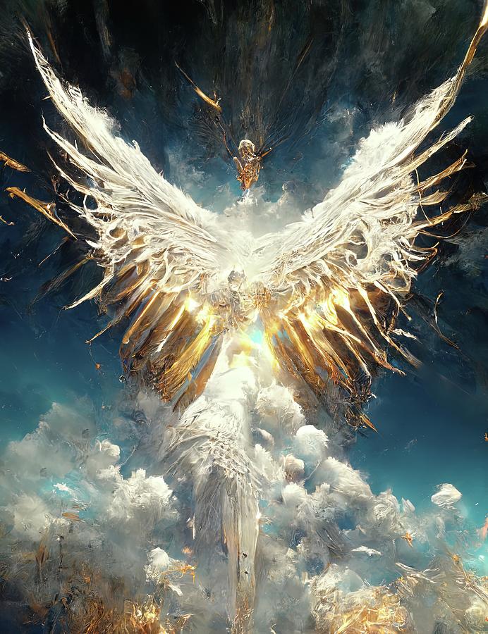 Dream Angel 1 Digital Art by Daniel Eskridge