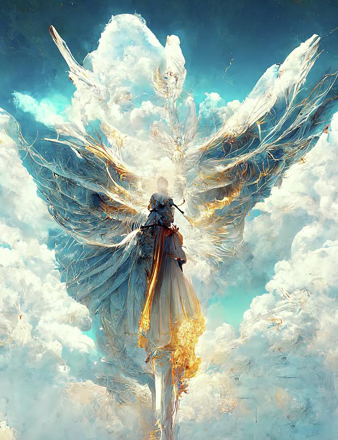 Dream Angel 2 Digital Art by Daniel Eskridge