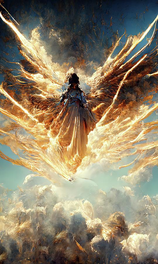 Dream Angel 3 Digital Art by Daniel Eskridge