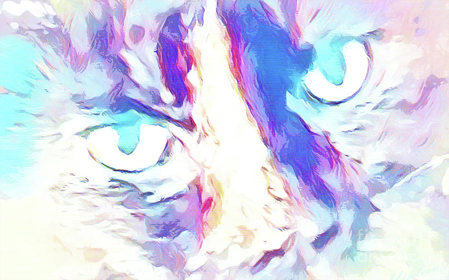 Dream Cat Digital Art by Tina Uihlein
