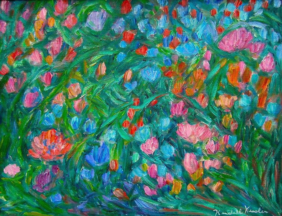 Dream Flowers Painting by Kendall Kessler