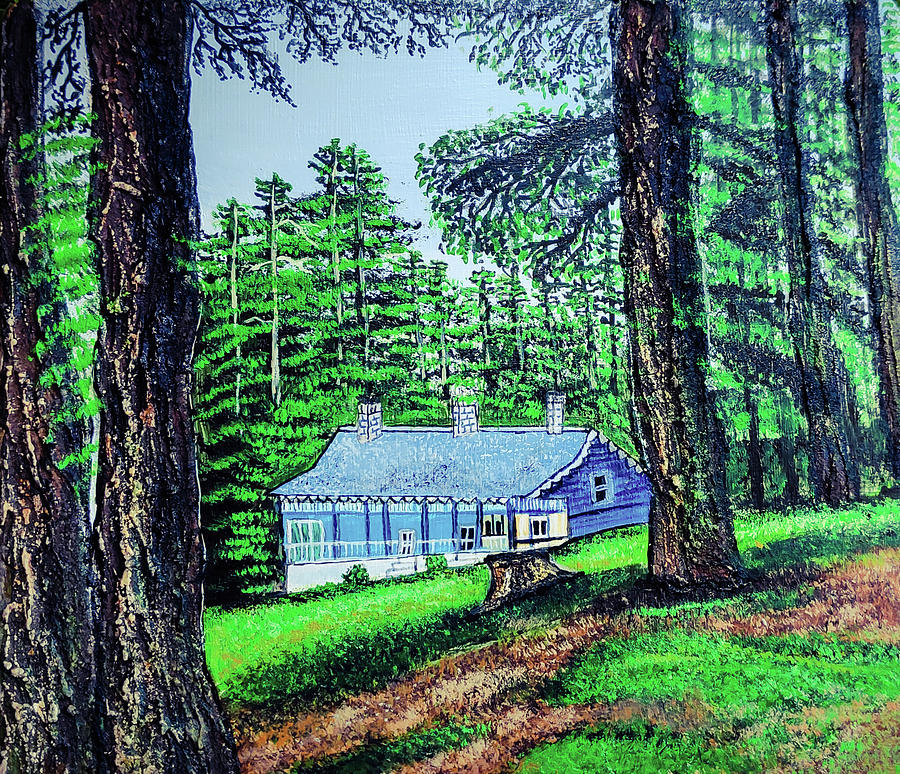 Nature Painting - Dream House by Mohini Sinha