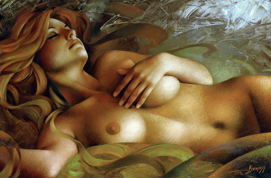 Dream Nude Painting by Arthur Braginsky.