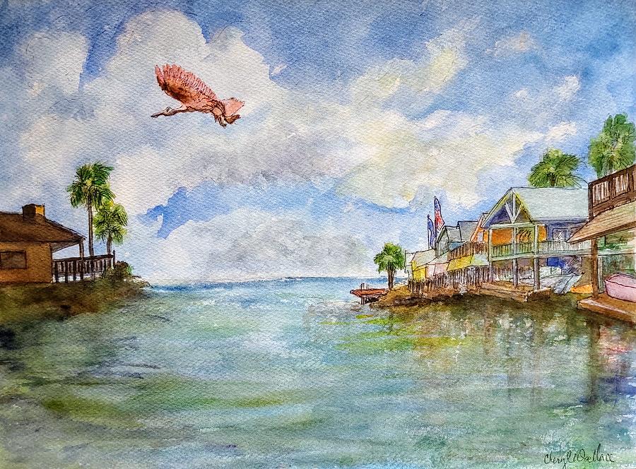 Dream of Galveston Painting by Cheryl Wallace
