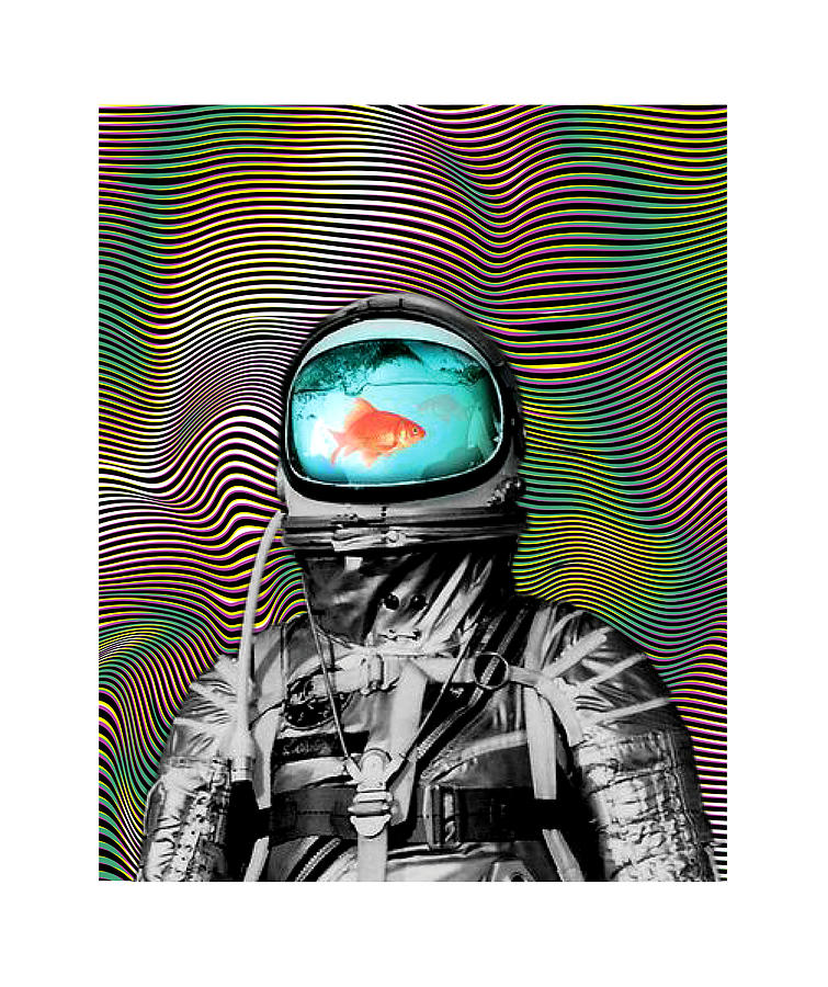 Astronaut Digital Art - Dream Sequence by Sunil Kumar Kashyap