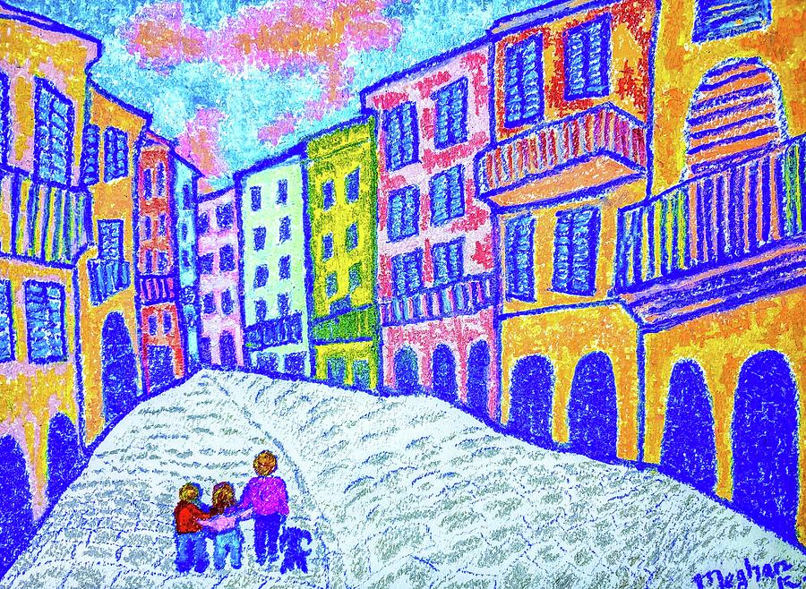 Dream Trip with Kids to Italy Pastel by Meghan Gallagher