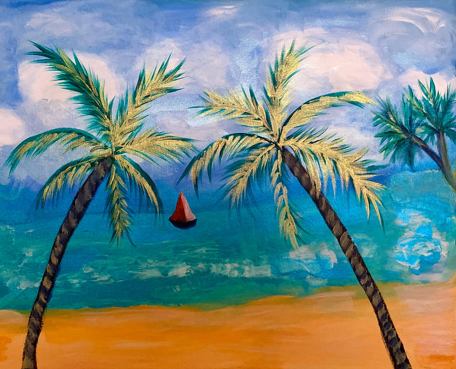 Dream Vacation Painting by Judy Dimentberg