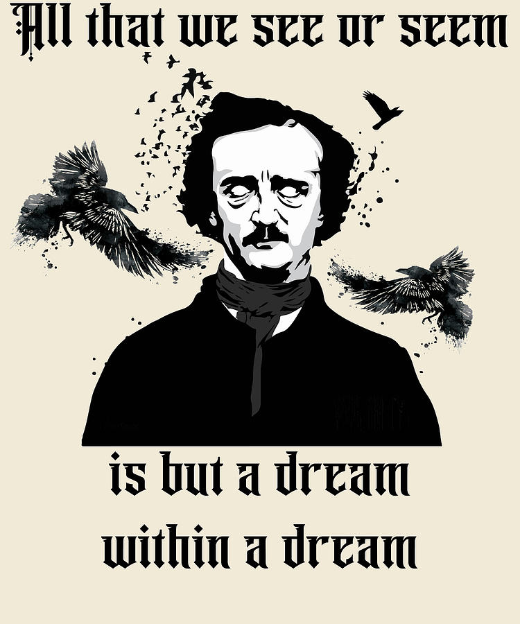 Dream Within A Dream Edgar Allan Poe Digital Art by Christopher Taylor ...