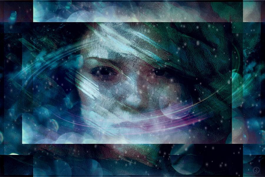 Abstract Digital Art - Dreamflight in space by Gun Legler