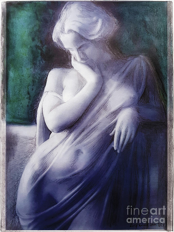 Dreaming Beauty Pastel by Lutz Roland Lehn