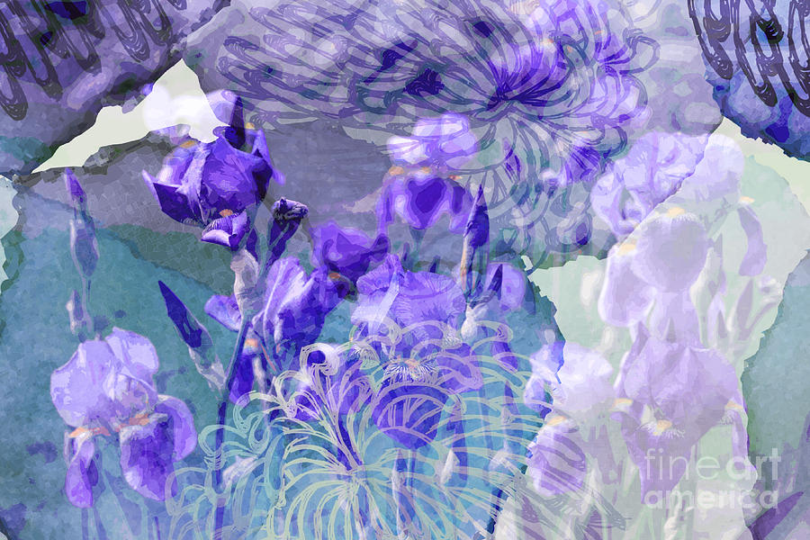Dreaming in Purple Floral Abstract Photograph by Carol Groenen