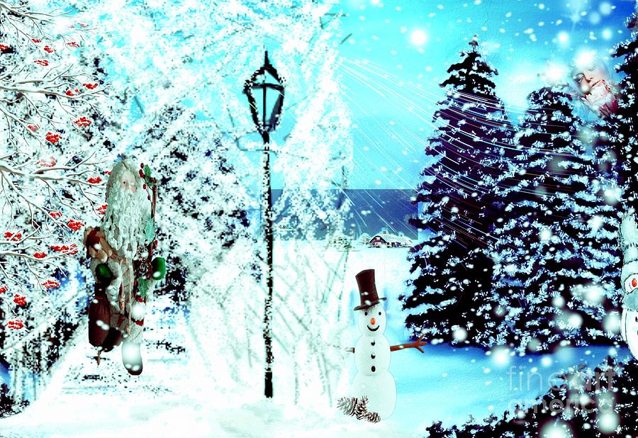 Dreaming Of A White Christmas Digital Art