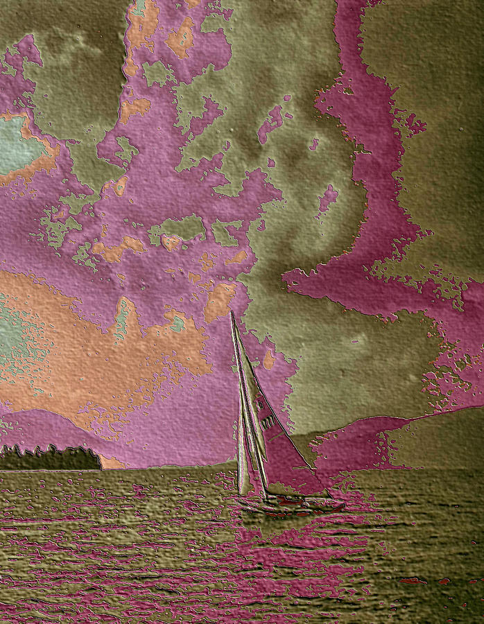 Dreaming of Sailing Two Digital Art by Russel Considine