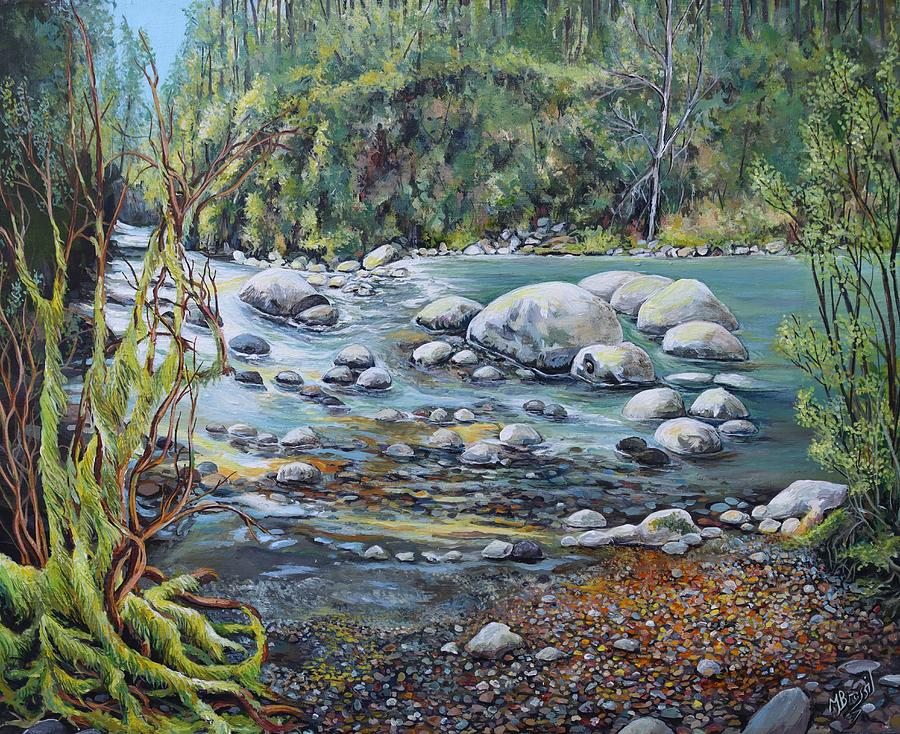 Dreaming The River Painting by Margot Brassil
