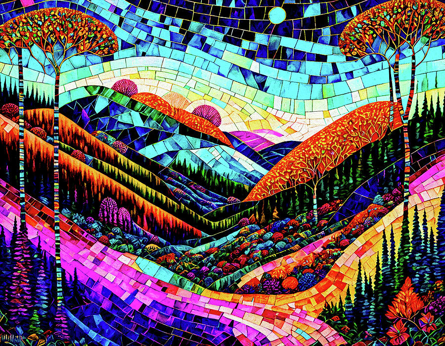 Dreamland Mosaic Digital Art by Peggy Collins