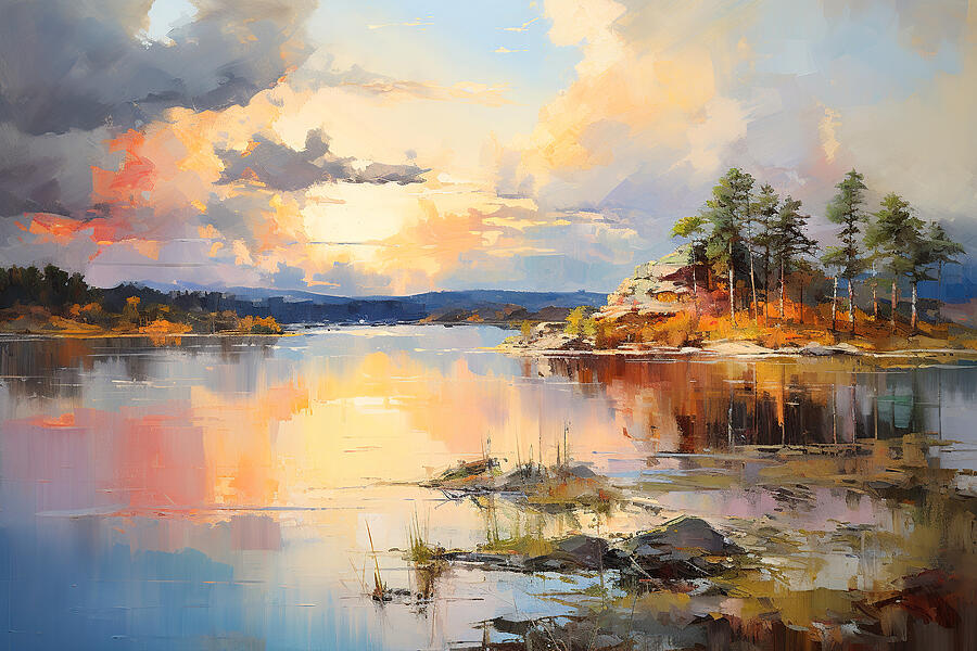 Sunset Painting - Dreams Come True by Matt Black