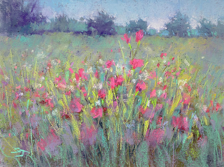 Dreams in Pink Painting by Susan Jenkins