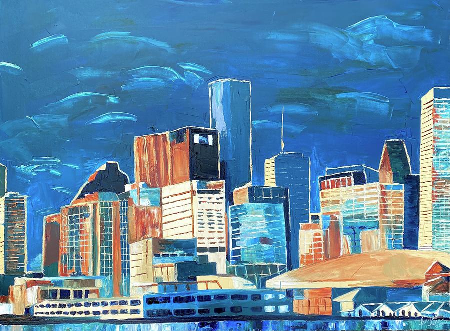 Dreams of Houston Painting by Lauren Luna Dreams of Houston Painting by Lauren Luna