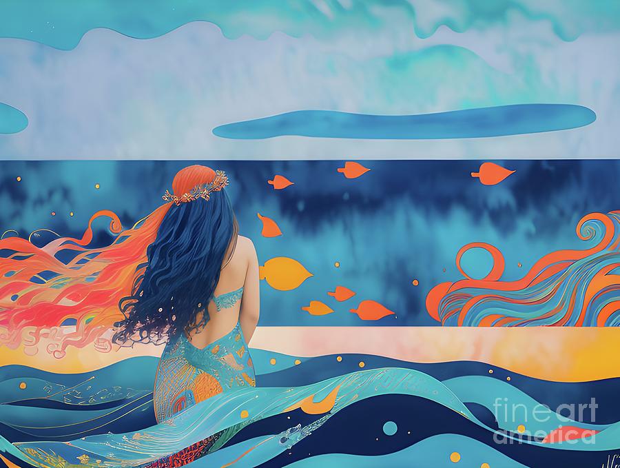 Dreams Of The Mermaid Digital Art