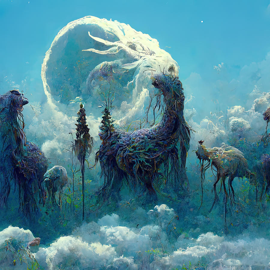 Fantasy Digital Art - Dreamscapes 1 by Cameron Gray