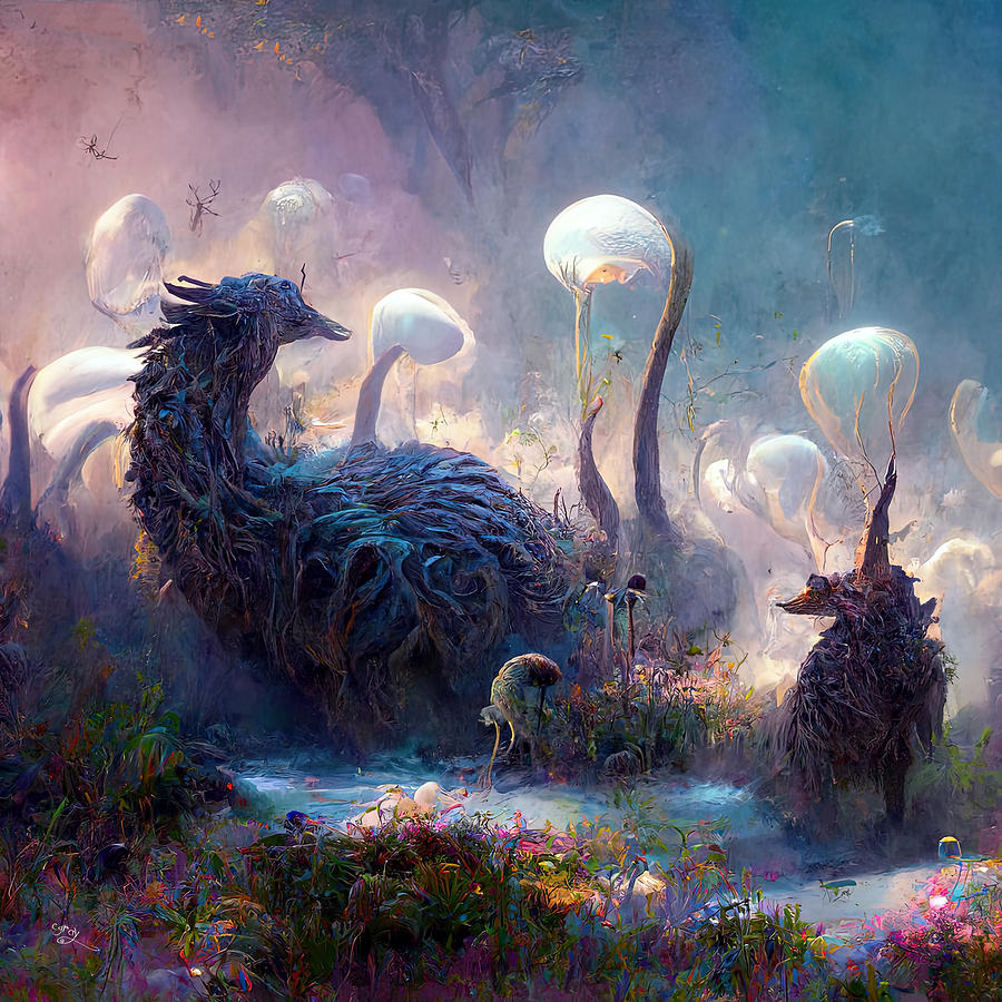 Fantasy Digital Art - Dreamscapes 2 by Cameron Gray