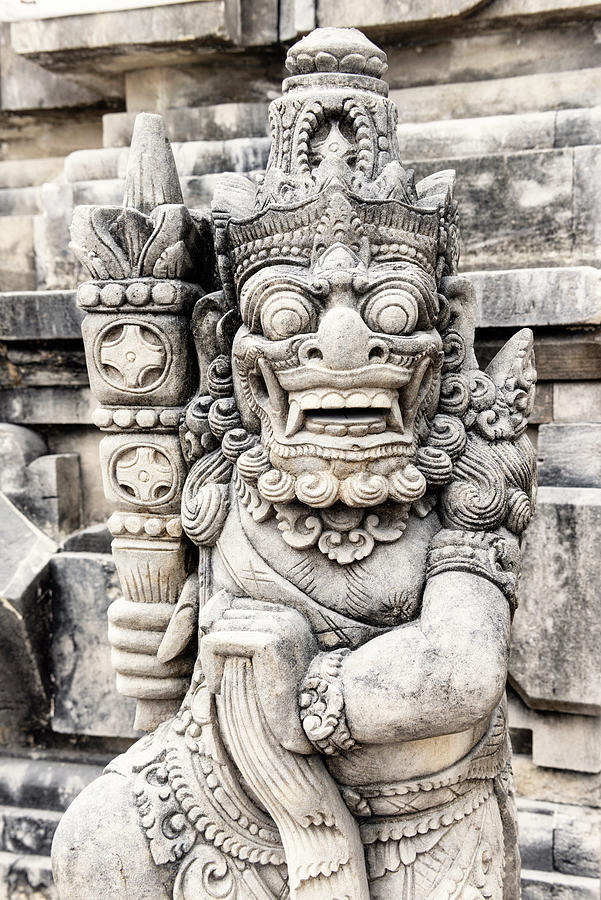 Dreamy Bali - Demon God Photograph by Philippe HUGONNARD