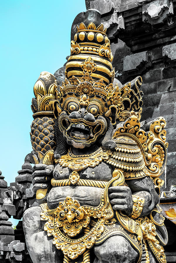 Dreamy Bali - Indonesian God Statue Photograph by Philippe HUGONNARD